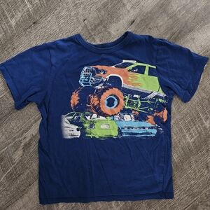 The Children's Place Blue Monster Truck Tee